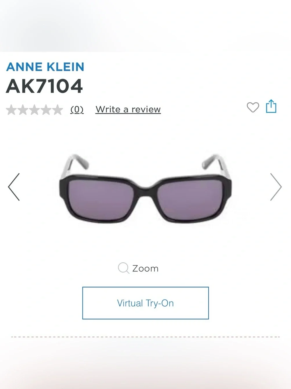 Anne Klein Sunglasses AK7104